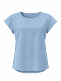 Lyseblå cowboybluse