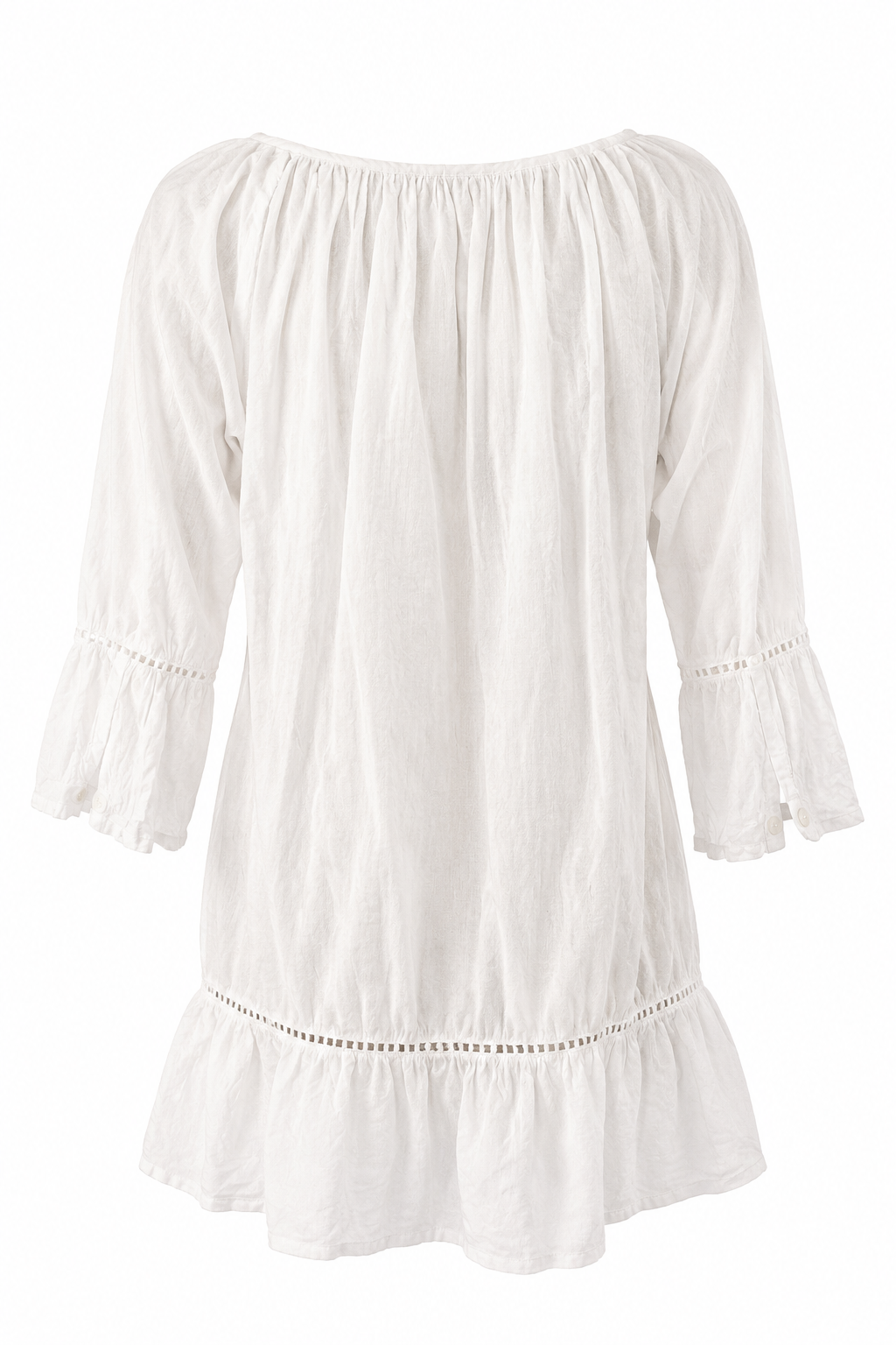 Vintage bluse med 3/4 ærmer. fra 00'erne