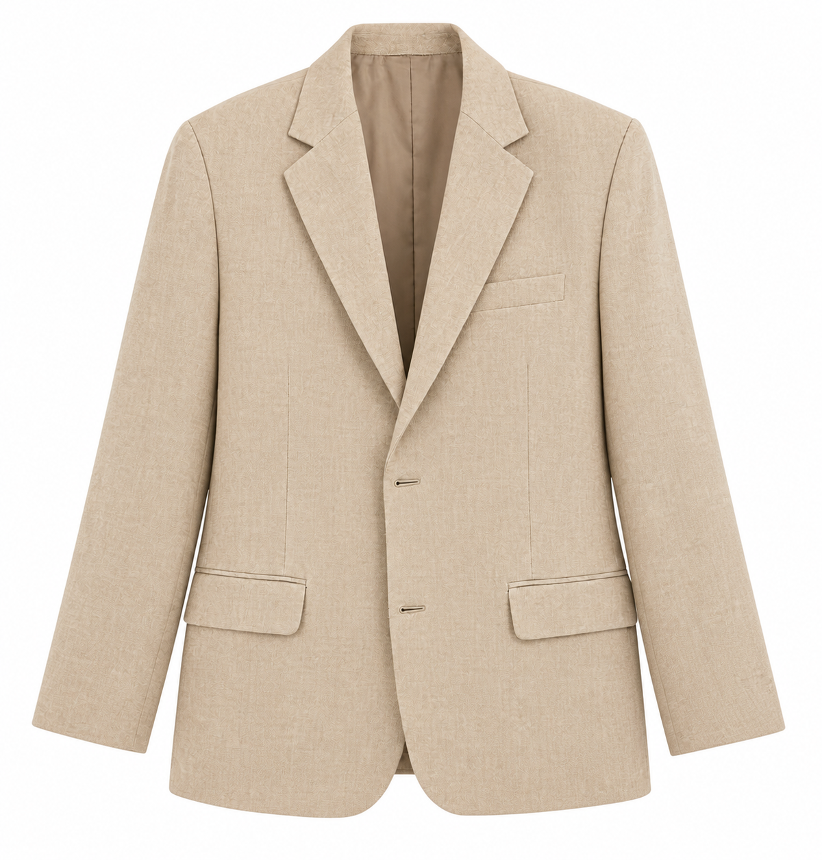 Vintage blazer i beige – 90’er stil