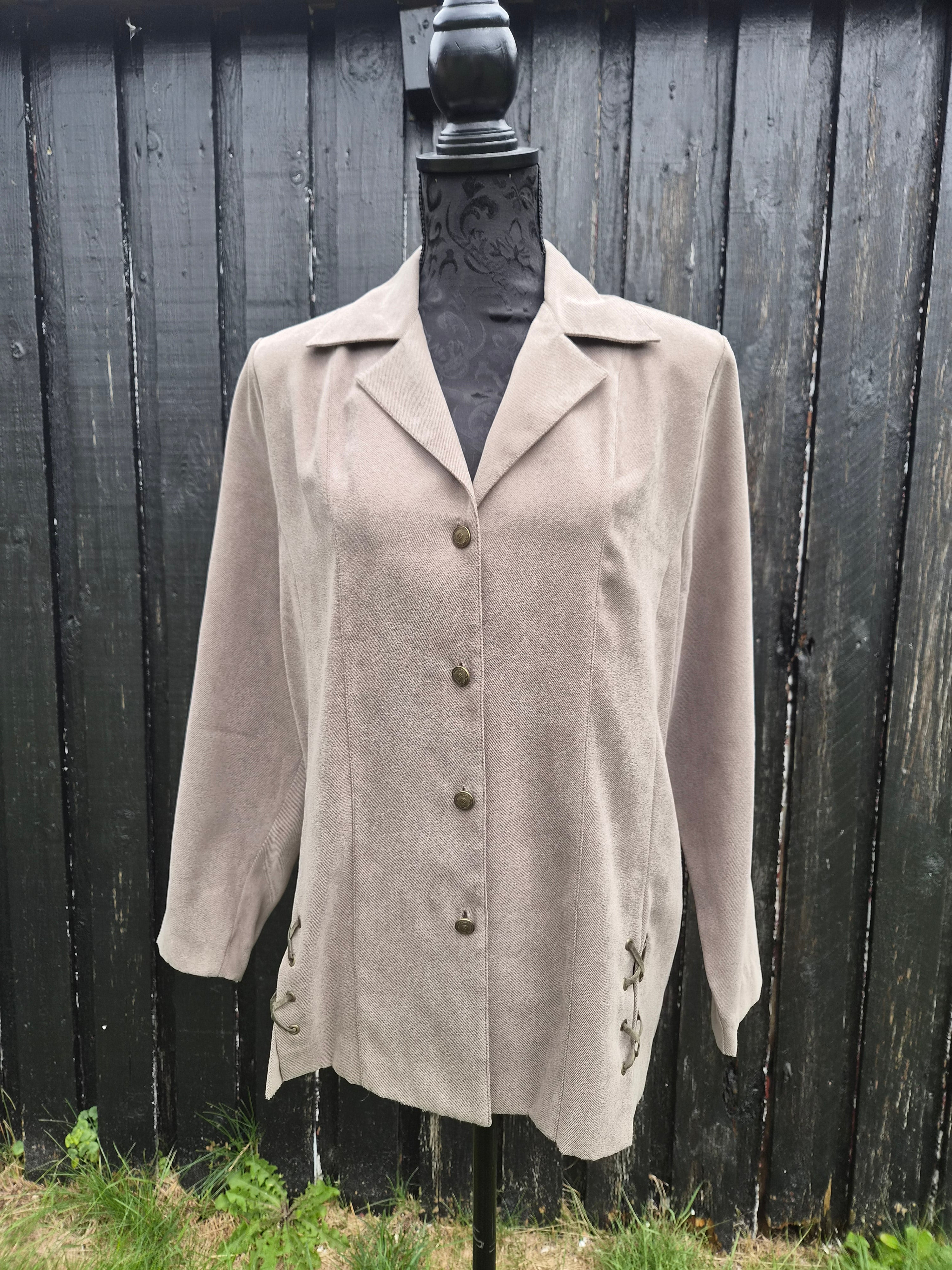 Vintage meleret blazer – str. 38