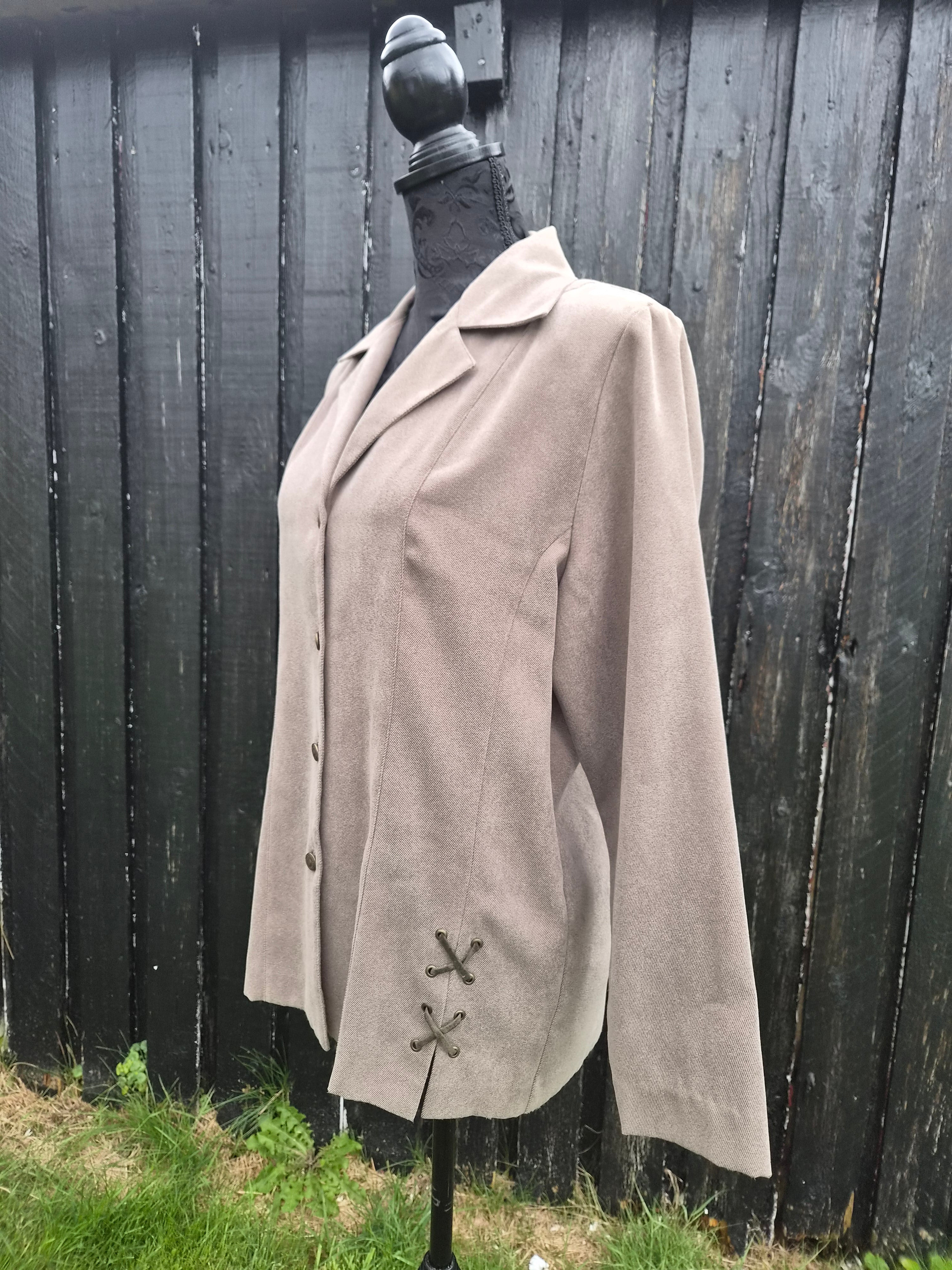 Vintage meleret blazer – str. 38