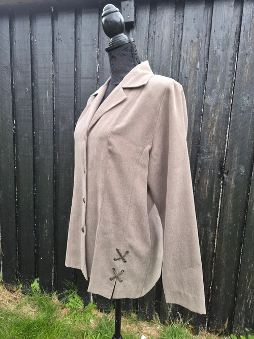 Vintage meleret blazer – str. 38