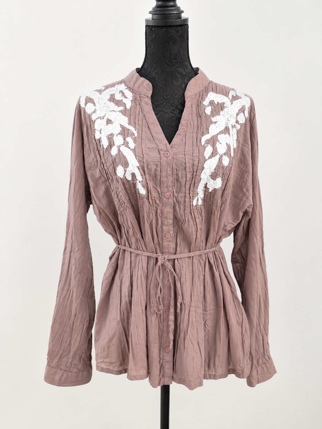 Bluse/skjorte i Lilla - str. XL
