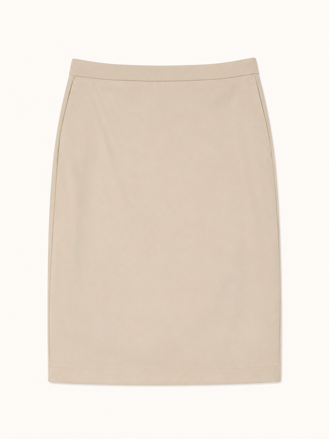 Elegant lys vintage nederdel- str 48
