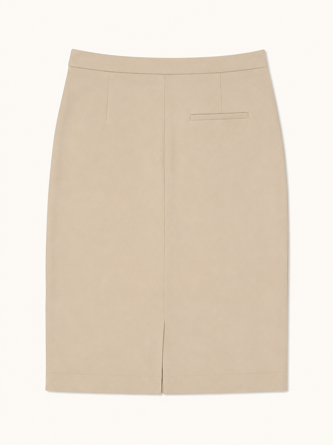 Elegant lys vintage nederdel- str 48