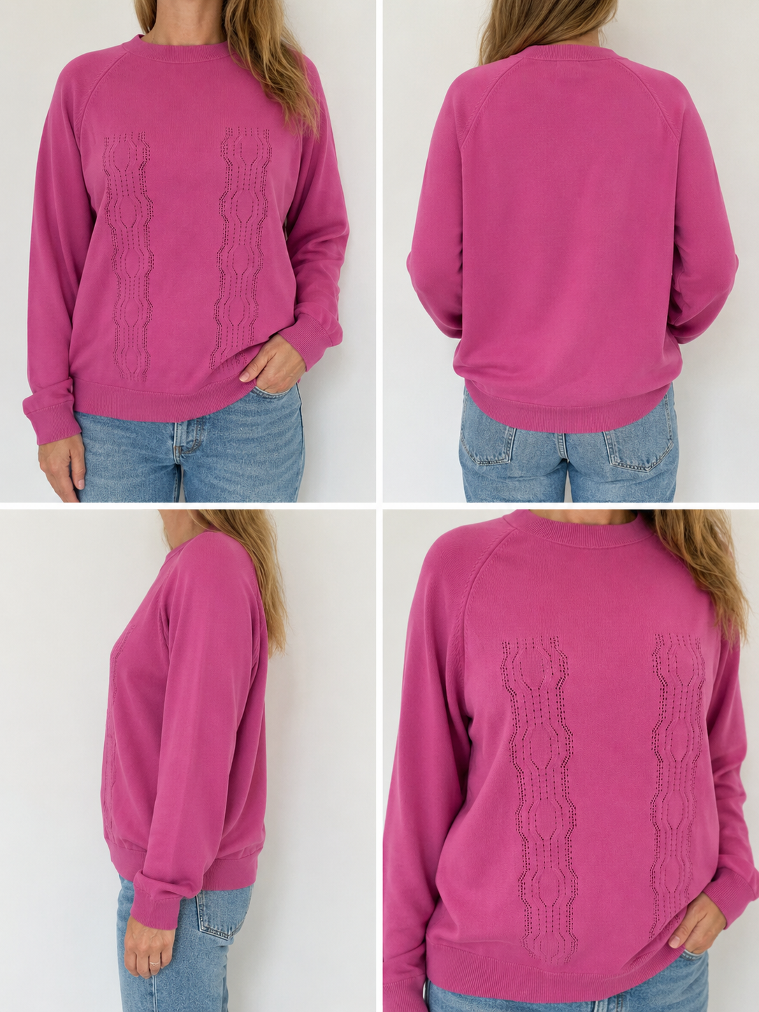 Pink/lilla vintage strik – str. 46