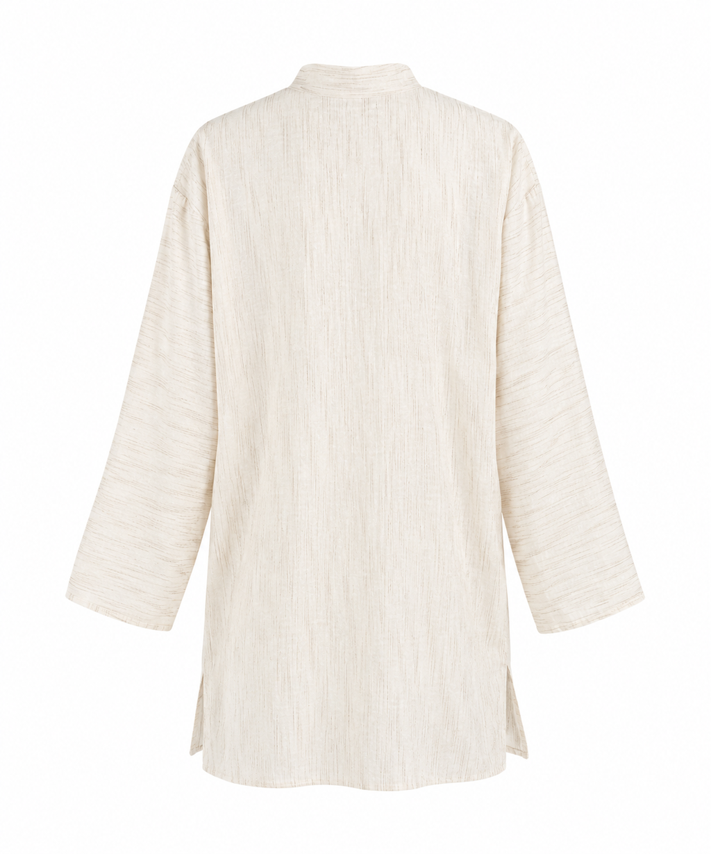 Vintage tunika fra 00’erne – off-white | Sydasiatisk inspireret